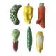 Vegetable barbotine knife holder, 50s-60s