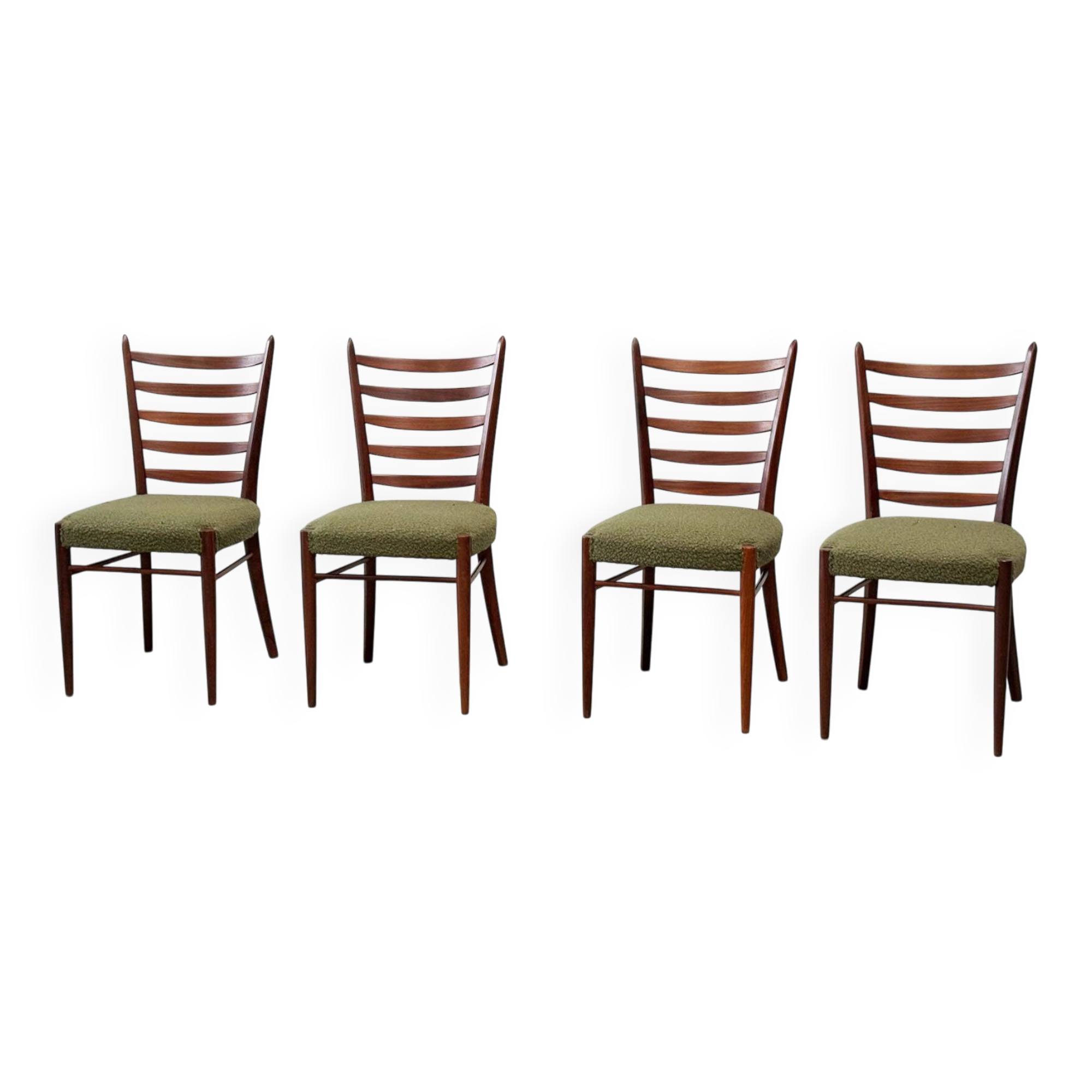 Set of four Danish dining chairs
