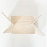 Vintage coffee table in travertine 1970