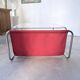 Table basse moderniste Bauhaus en acier tubulaire