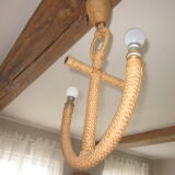 Rope chandelier of the 1950s