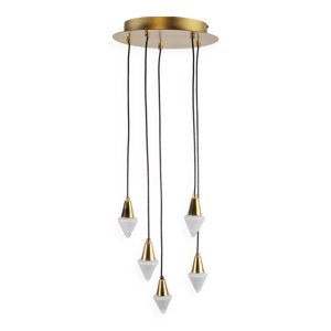 suspension en verre et - cascade