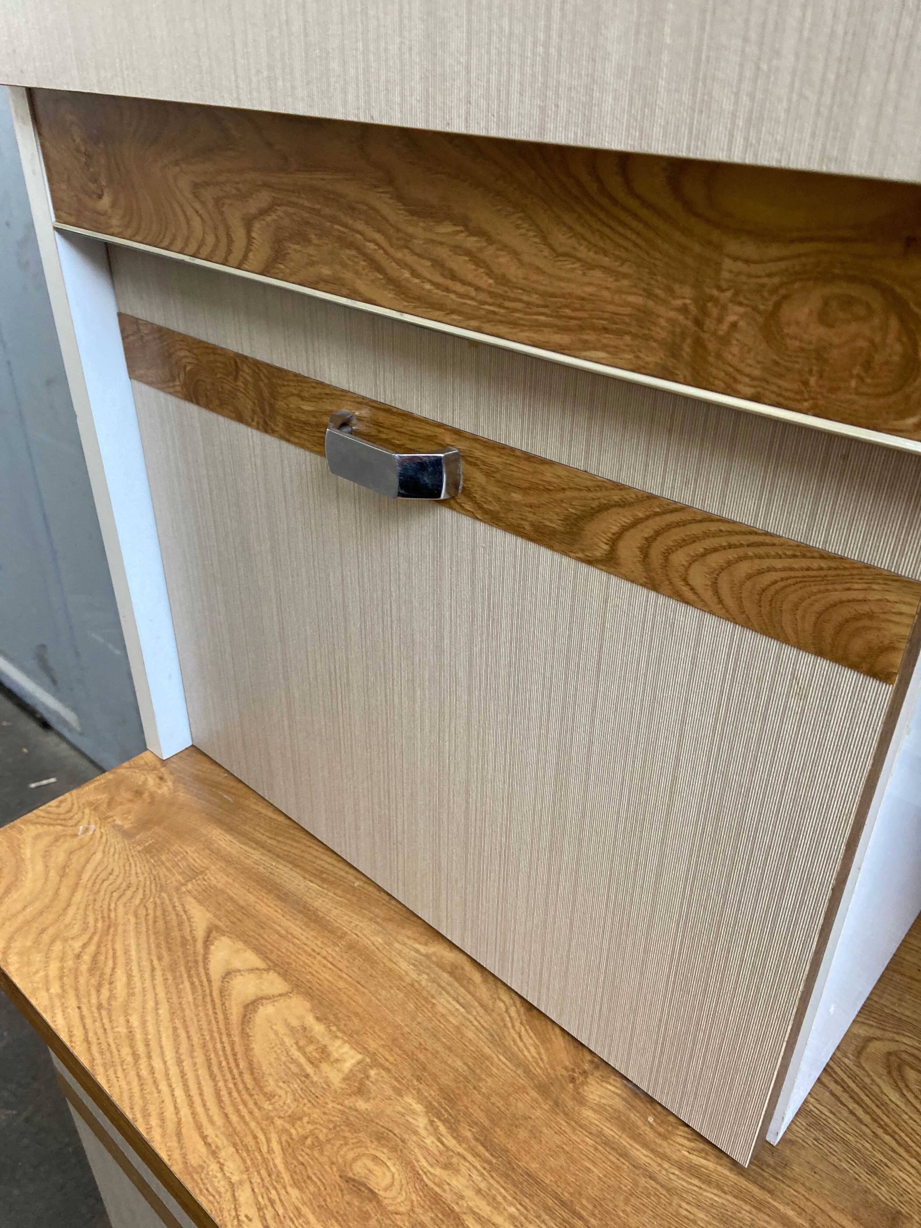 Vintage laminated kitchen buffet 1980s