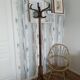 Coat rack on parrot stand, Thonet Baumann style, turned wood, 1950s