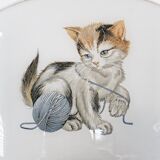 Vintage "kitten" chandelier in opaline