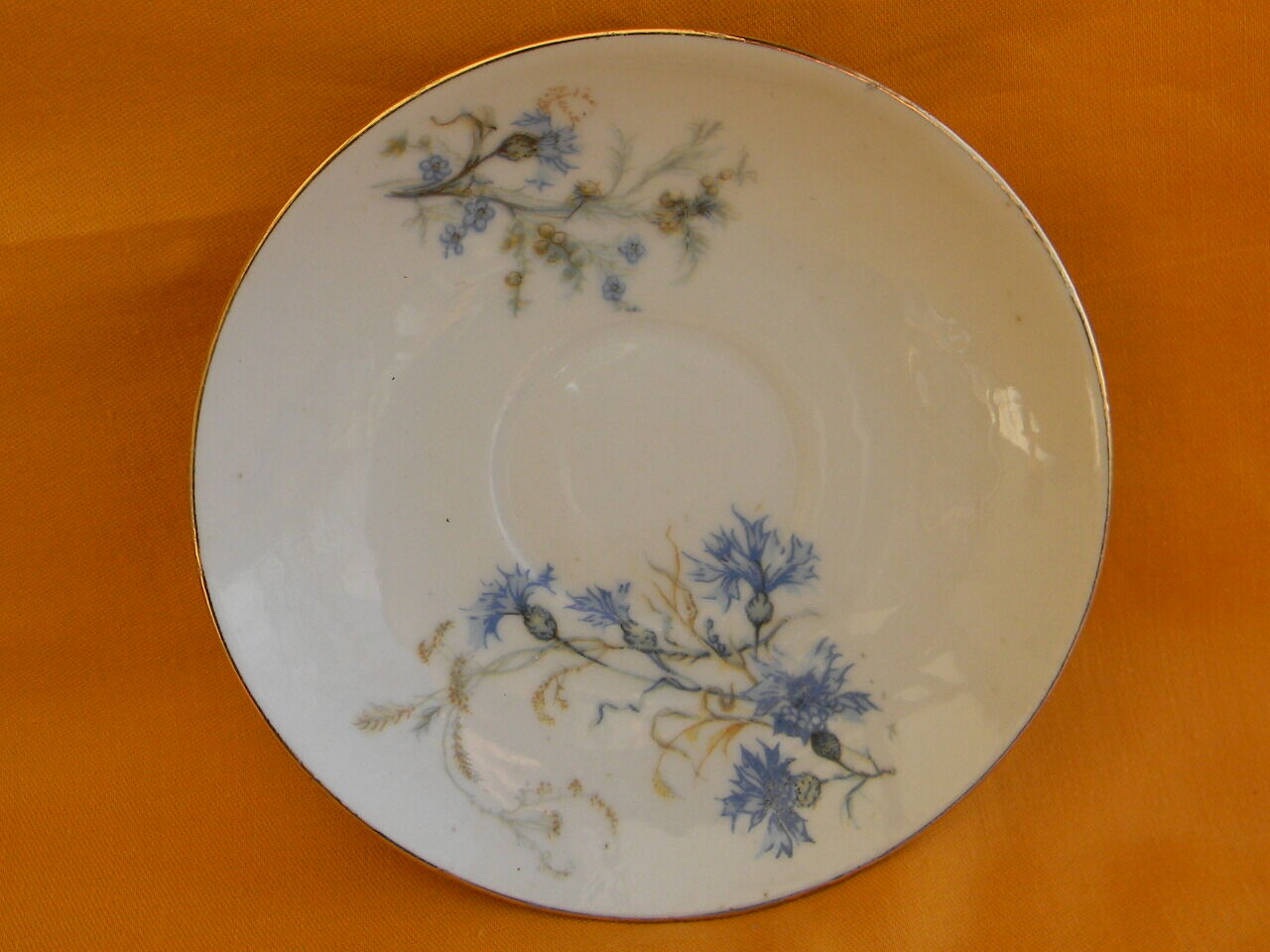 Set of 6 porcelain cups. Blueberry décor