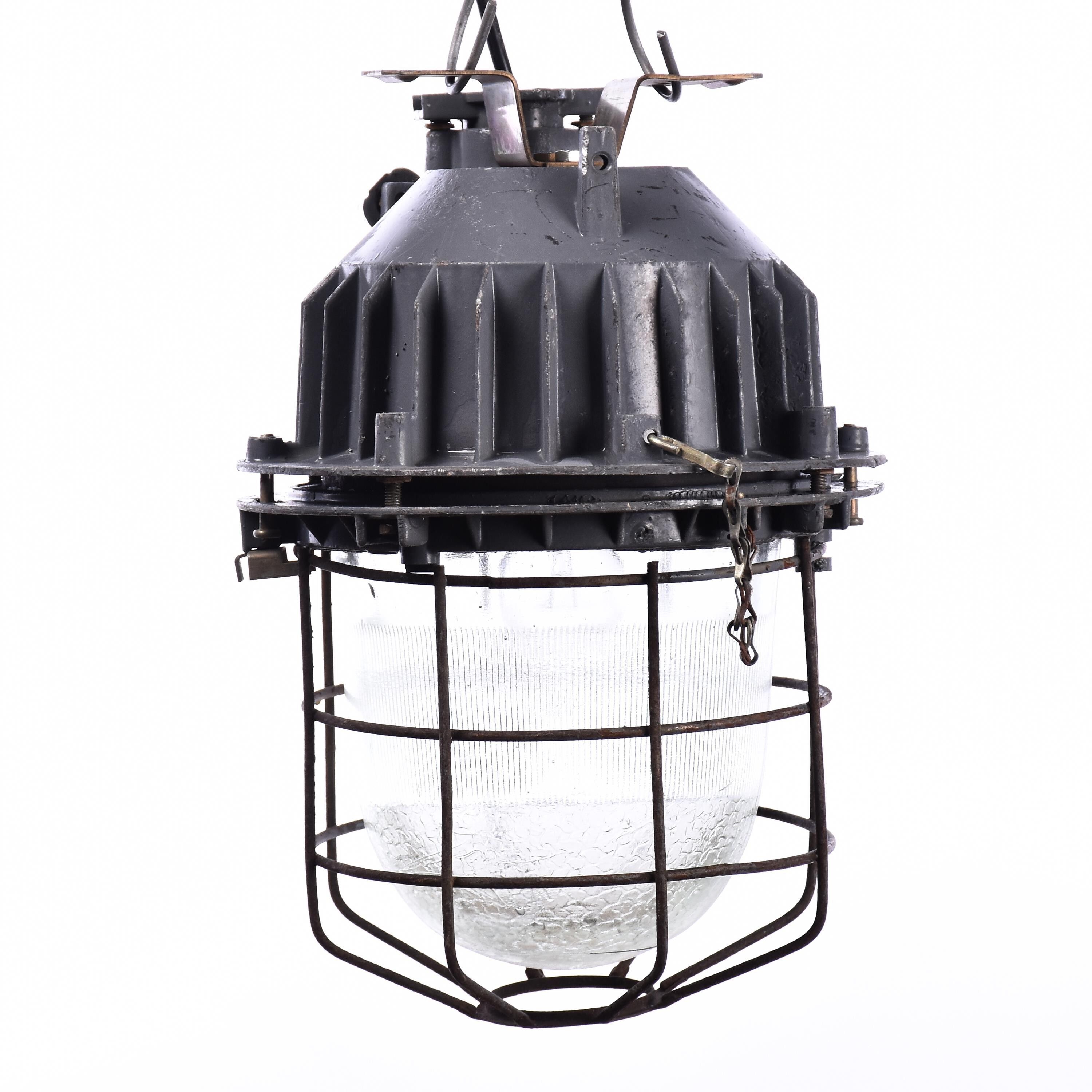 Industrial cage lamp