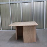 Travertine square coffee table 70/80