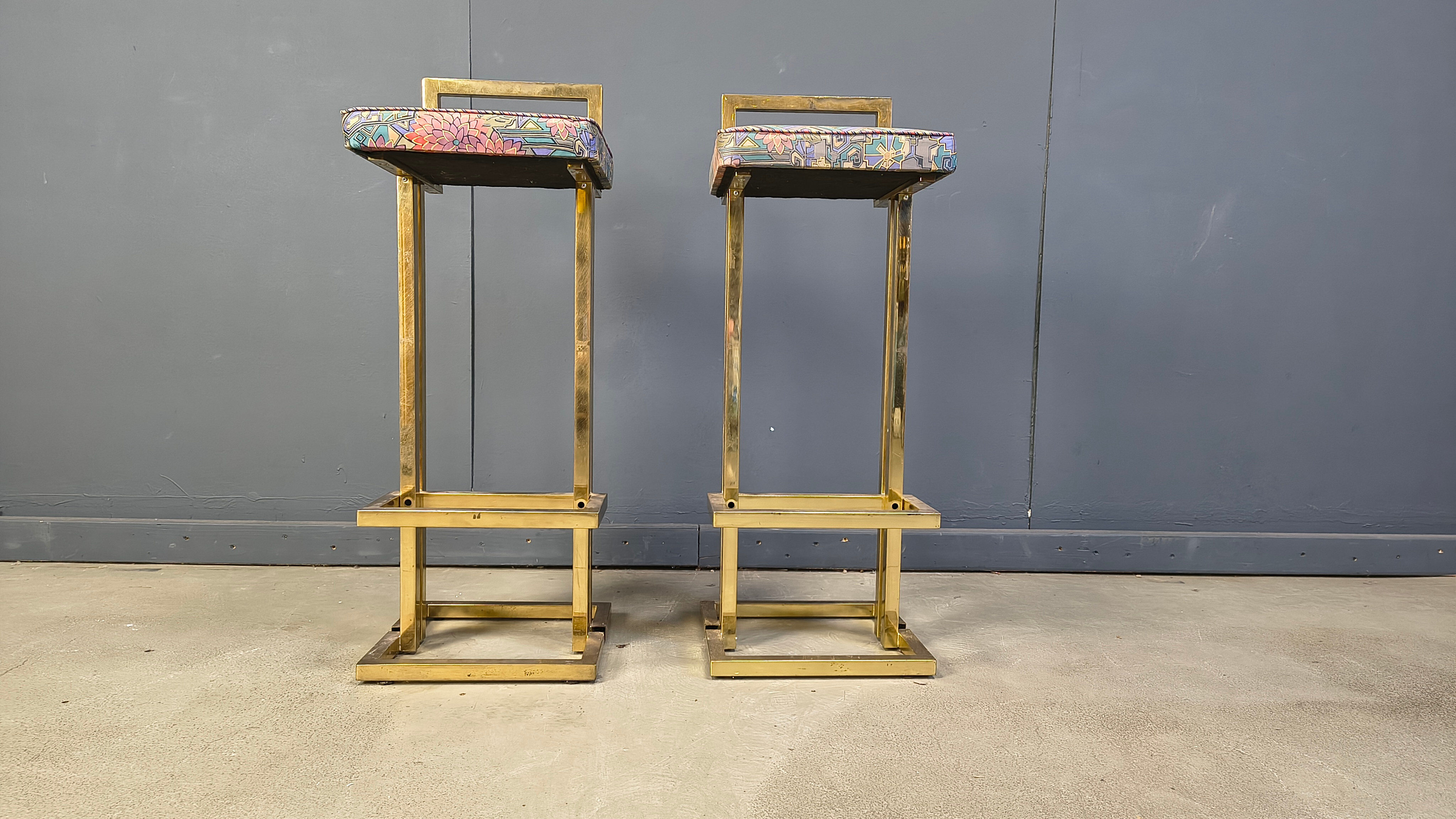 Tabourets de bar Belgochrom, ensemble de 2, années 1970