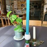 Flower candle holder