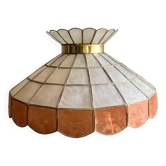 Vintage mother-of-pearl pendant light