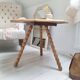 Table basse / bout de canapé / Table d'appoint tripode plateau octogone