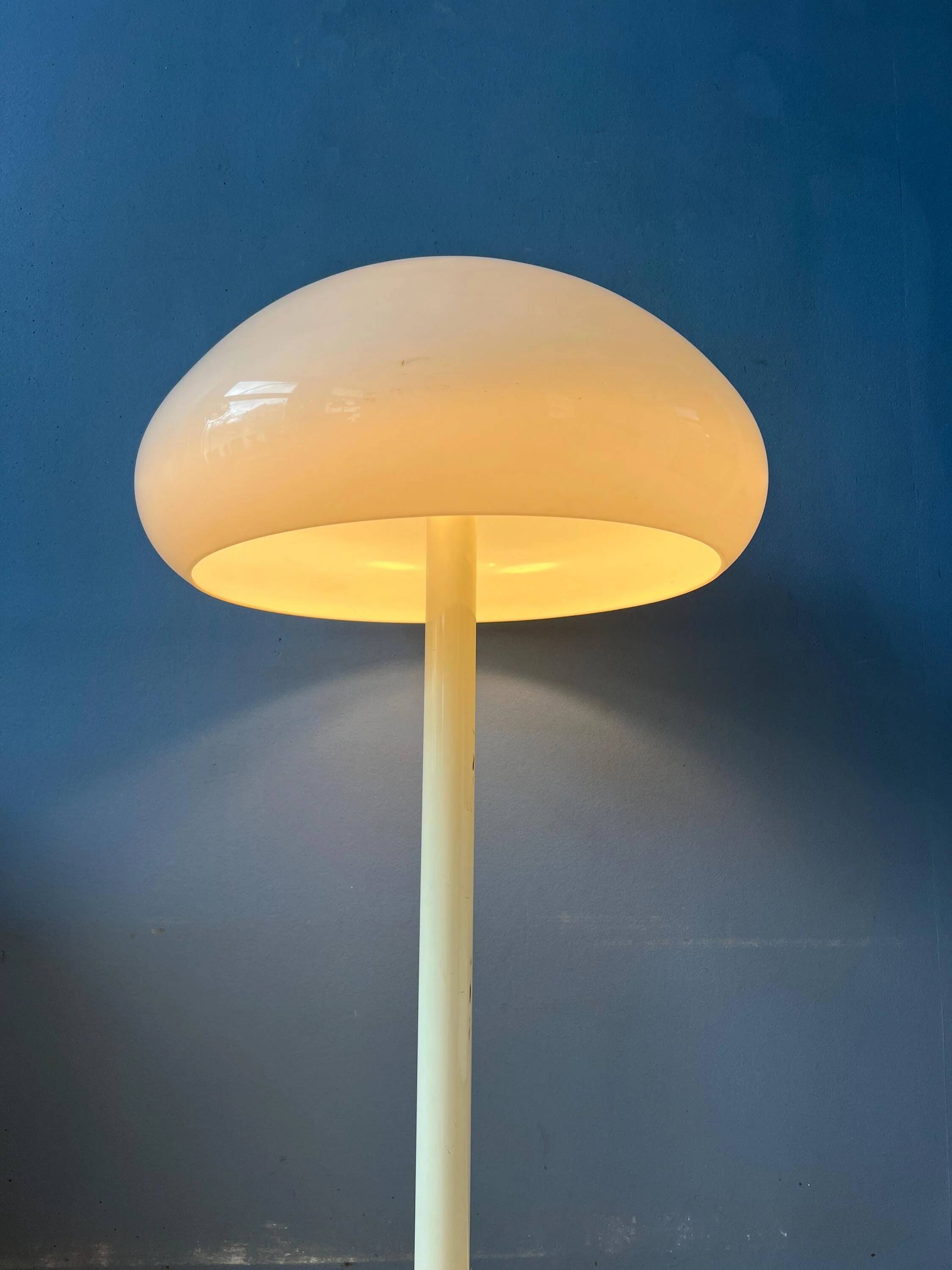 Lampadaire Dijkstra UFO Space Age blanc