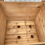 Loft deco vintage wooden storage box