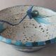 Old stoneware colander