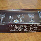 Set of 6 RCR Royal Cristal Rock glasses, Victoria model