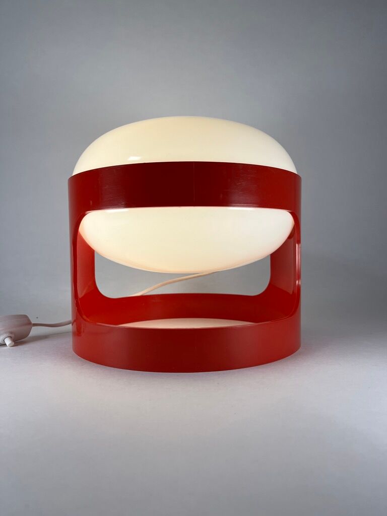 Lamp Joe Colombo KD 27 Red Kartell Vintage