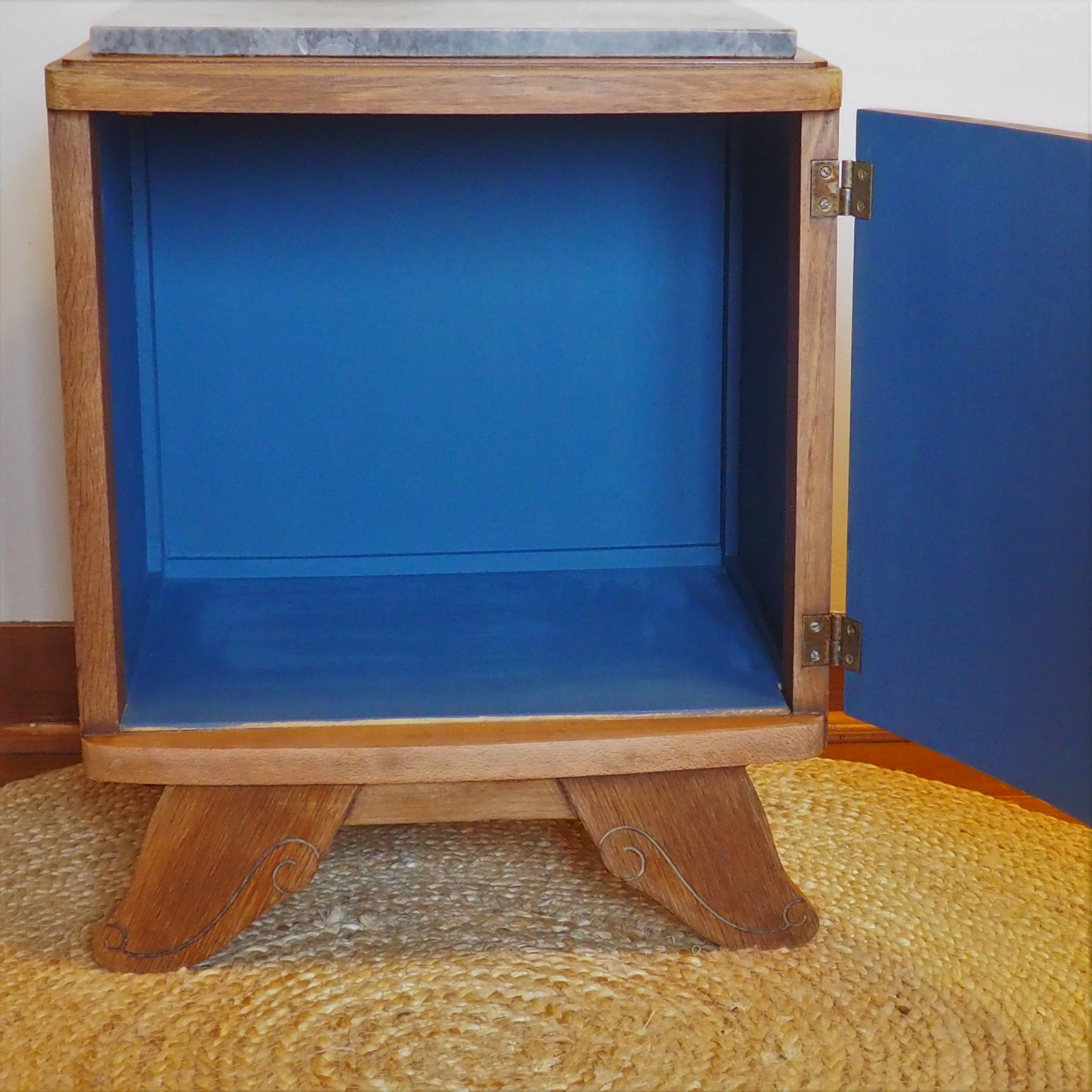 Renovated Art Deco bedside table