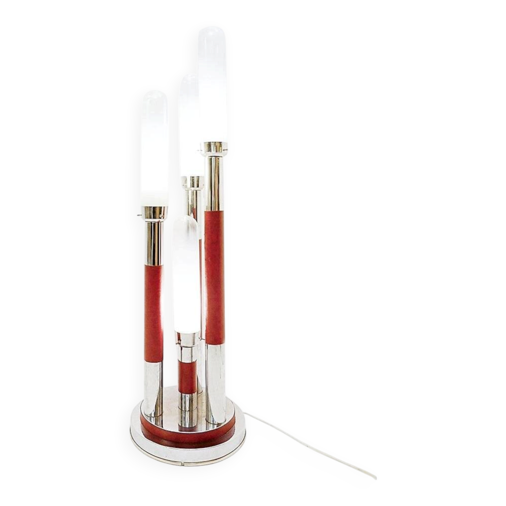 Lampadaire vintage Space Age – Carlo Nason pour Mazzega (1970)