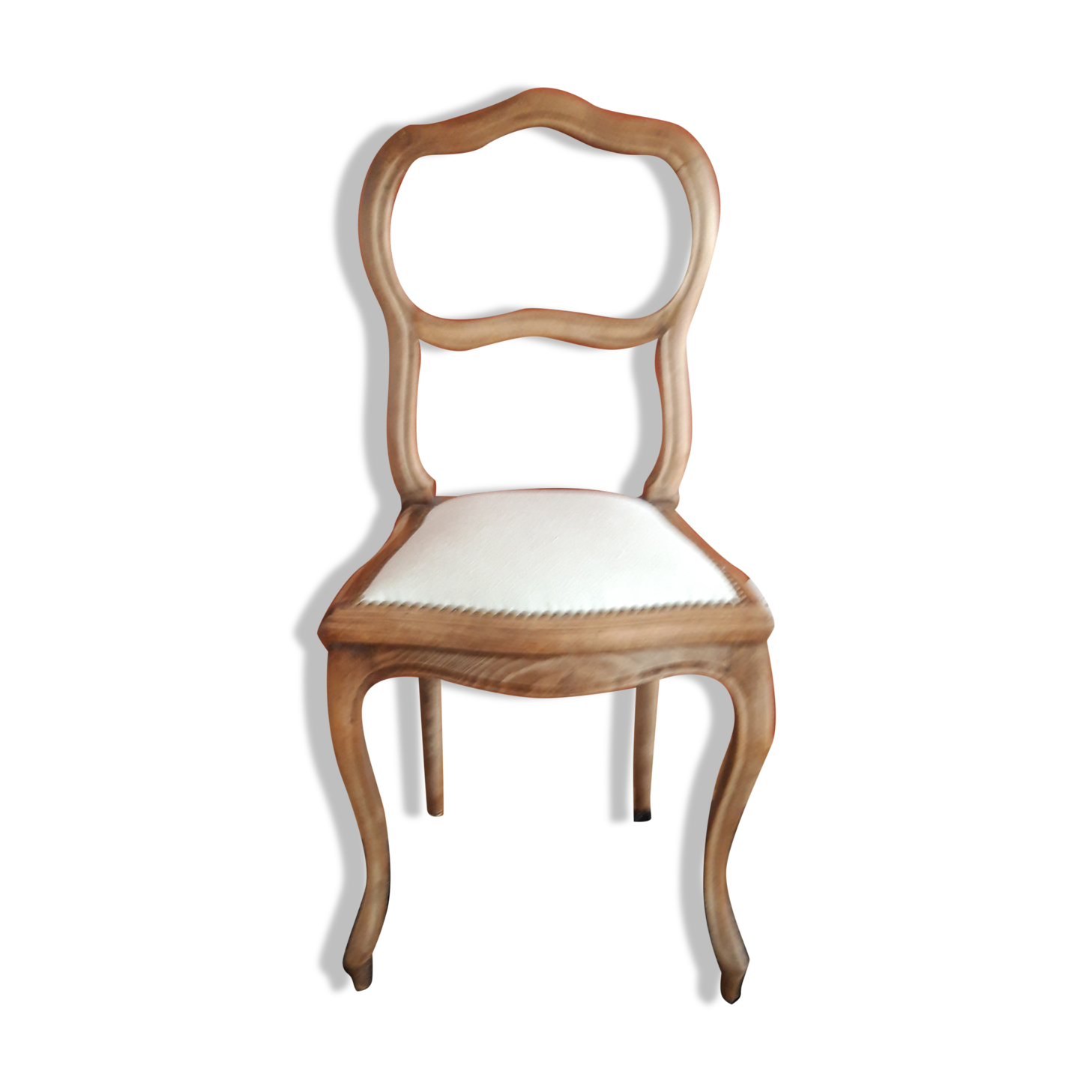 Old chair completely redone and reupholstered