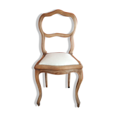 Chaise ancienne entièrement refaite et retapissée