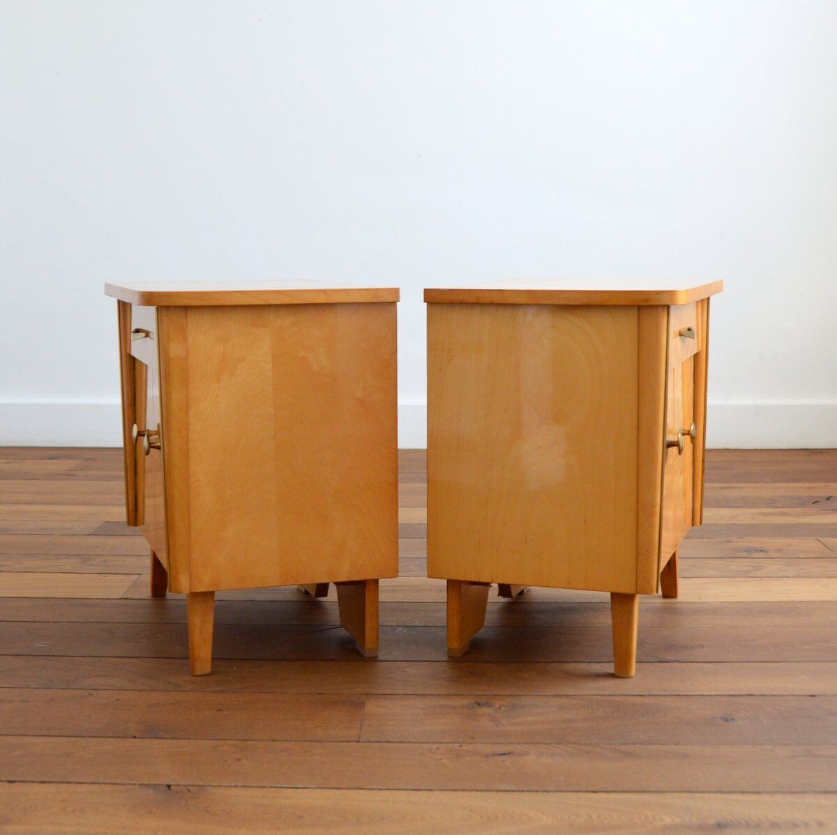 Pair of vintage bedside tables 1950s