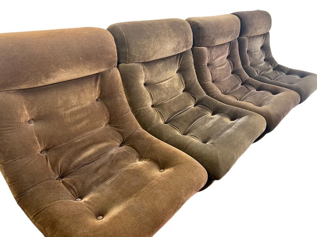 4-piece vintage modular sofa / living room meurop
