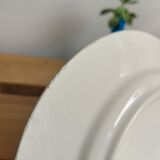 Small opaque porcelain dessert plate