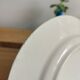 Small opaque porcelain dessert plate