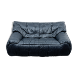 Black leather sofa, 70, two places