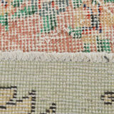 Pink madallion carpet rug 310x199cm