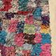 Colorful Boucherouite Moroccan rug - 141 x 240 cm