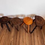 Set of 4 mismatched stools