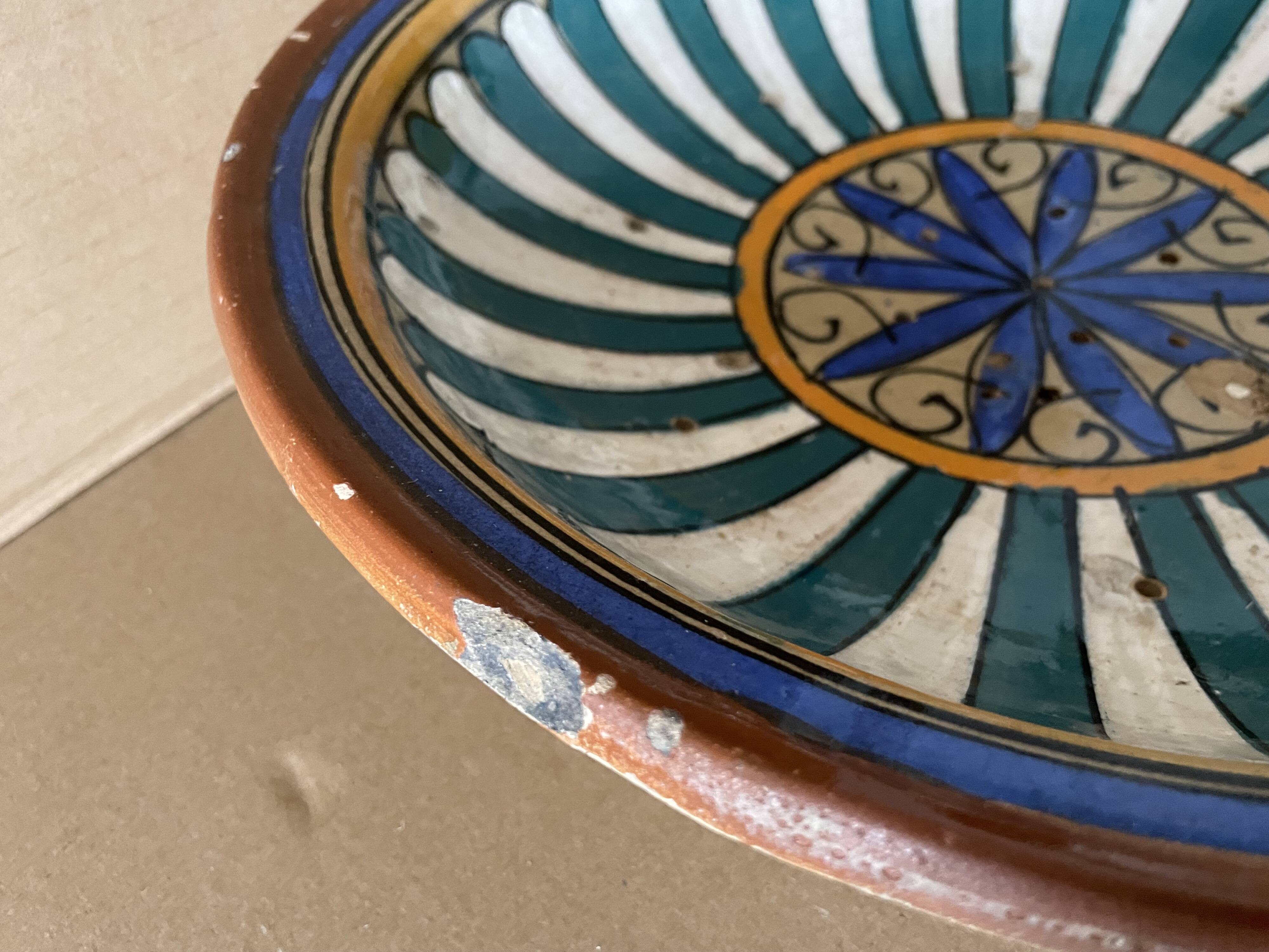 Old pierced dish Maghreb crafts