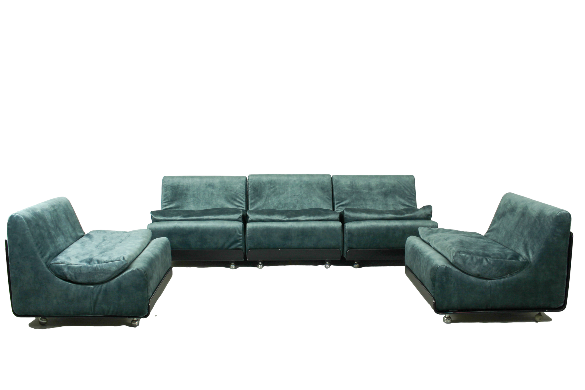 Six-part Lounge Sofa Set Orbis designed by Luigi Colani for COR, 1969