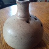 Vase pique fleur en grès Vallauris