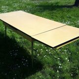 Vintage formica table with extensions circa 1970)