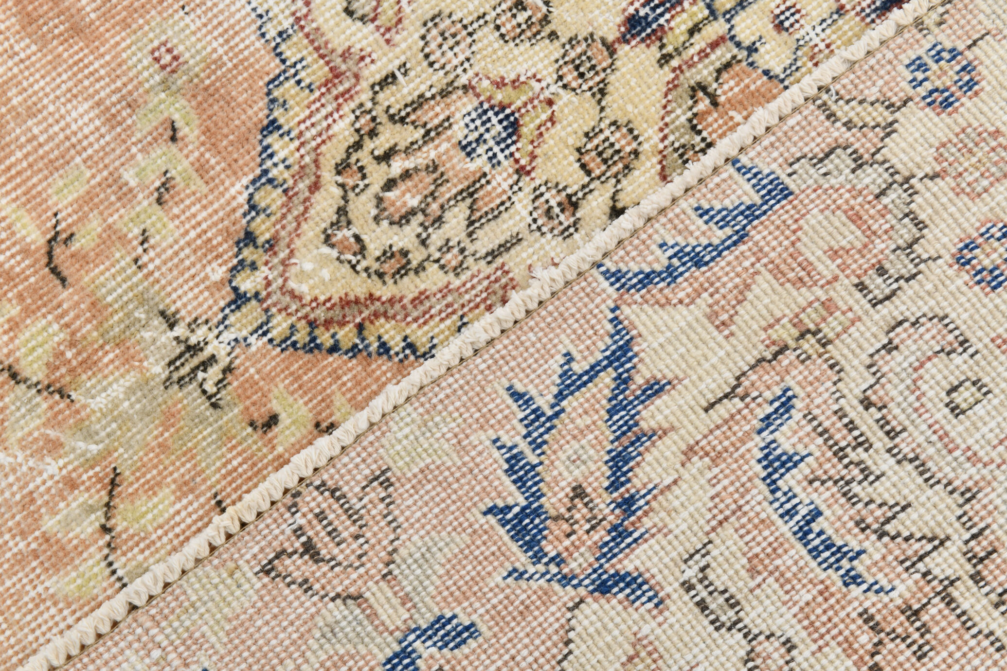 Handmade antique classic rug 361x260cm