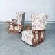 Set of High Wing Back Armchairs, 1900s