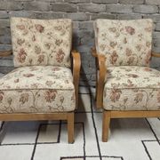 Pair of vintage Scandinavian armchairs from the 60s-70s.