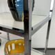 Mid-century modern chrome shelf by Milo Baughman
