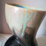 Duo of ceramic vases