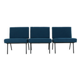 Set of three model 31 easy chairs by Florence Knoll