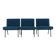 Ensemble de trois fauteuils modèle 31 de Florence Knoll
