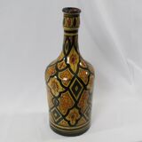 Moroccan enamelled terracotta bottle: Safi