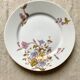 Floral porcelain dessert plates x14