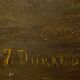 French School around 1880: animated lake landscape signed J Durand