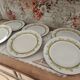 Set of 6 Limoges porcelain plates Haviland Hôtel Métropole Brussels