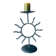 Iron sun candle holder