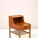 Scandinavian nightstand with double table top